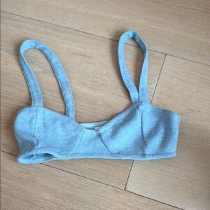 Light Blue knit Bralette